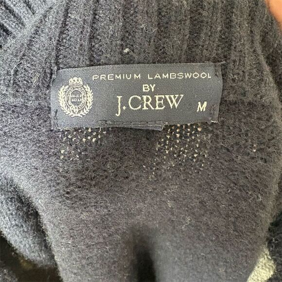 J.Crew Men's Argyle Lambswool Sweater Multicolor Size M Pullover - Picture 6 of 7